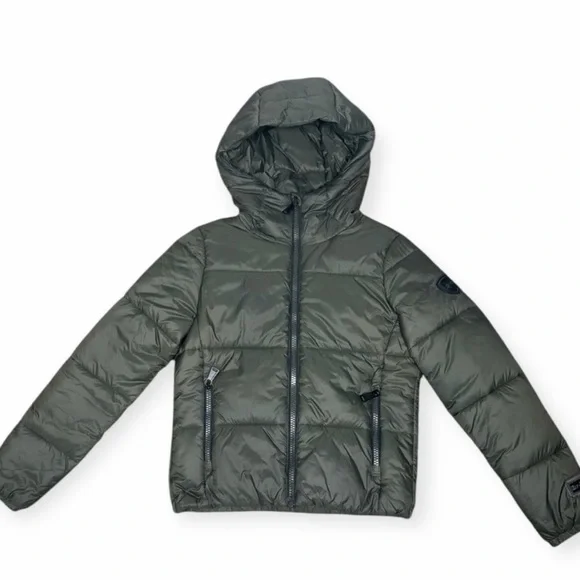 Alp-N-Rock Olive Hooded Puffer Jacket | Quilted Winter Coat | Size L - Picture 2 of 7